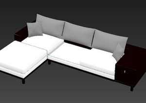 现代中式沙发设计3DMAX模型