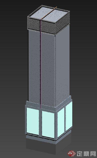 景观柱设计3DMAX模型(1)