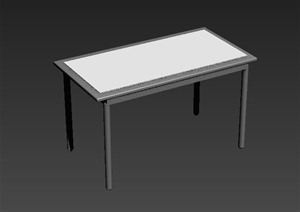室内外方桌设计3DMAX模型