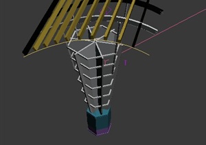 特色景观灯柱设计3DMAX模型