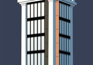 钟楼建筑设计3DMAX模型