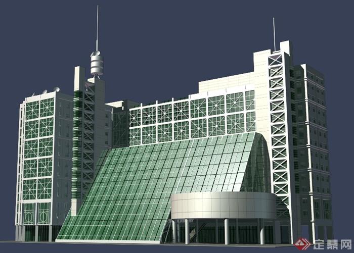 某酒店综合大楼建筑设计MAX模型
