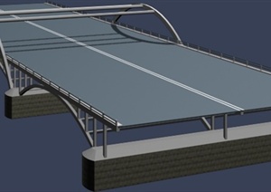 平桥设计3DMAX模型