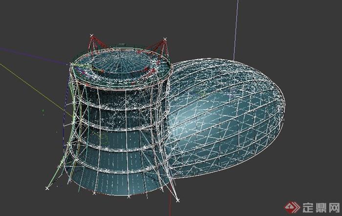温室建筑设计3DMAX模型(2)