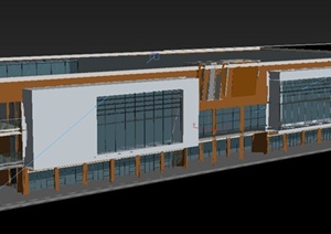 现代商场建筑设计3DMAX模型