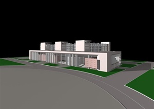 某教学楼建筑设计MAX模型