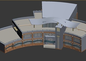 某教学实验楼建筑设计3DMAX模型