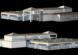 某商场会所建筑设计MAX模型