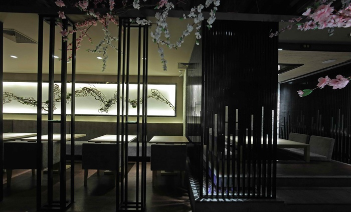 日本料理日式风格餐厅室内设计方案（含效果图）