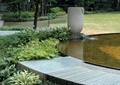 水景,植物,坐凳