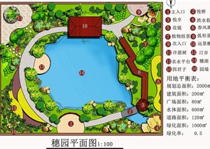 古典中式庭院景观设计JPG方案图