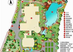 某乡村别墅景观设计JPG方案图