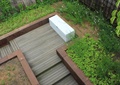 坐凳,台阶,木板铺装,花池