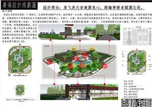 五个广场景观设计JPG方案图