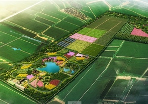某现代农业花园规划设计JPG方案图