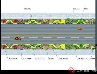 某城市道路绿化规划设计JPG方案(1)