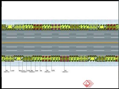某城市道路绿化规划设计JPG方案(2)