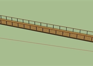某景观桥设计SU(草图大师)模型