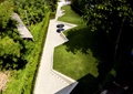 绿化景观,座墙,景观植物,台阶
