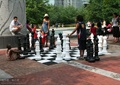 国际象棋,地面铺装,景观小品