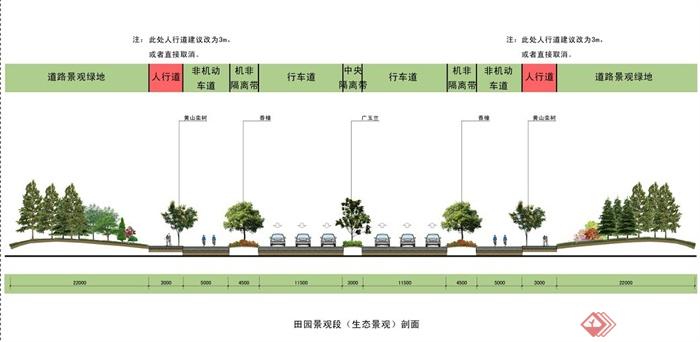 现代某市政道路绿化设计JPG方案图(6)