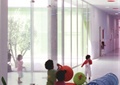 儿童活动室,地垫,玻璃墙
