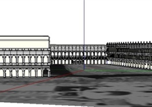 圣马可大教堂建筑设计SU(草图大师)模型
