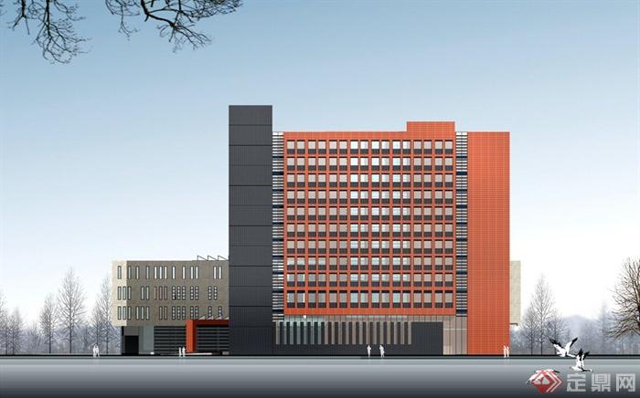 现代某高层国际交流中心建筑设计JPG方案(2)