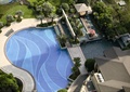 泳池,景观,泳池铺装,树池,凉亭,庭院景观