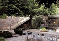 台阶,庭院,庭院景观,桌椅,景墙,水景墙